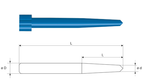 Endodontie - Wurzelstift - MP Post Kunststoff