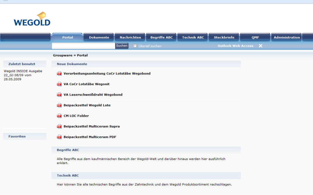 Groupware / Dokumentenlenkung
