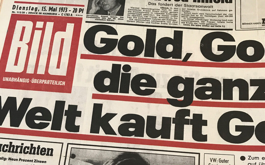 Gold: 4 Jahrzehnte – 8facher Preis