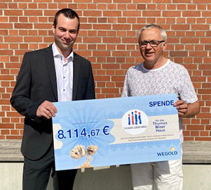 Altgoldspende an das Thomas Wiser Haus