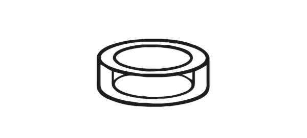 Baer-Zylinderanker • Elastomer-Ring • 3er-Pack **Auslaufartikel**