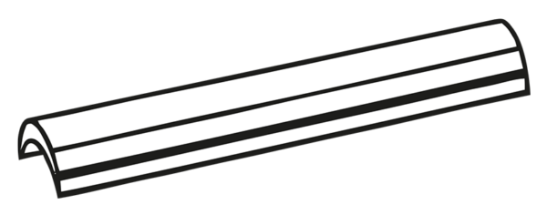 Rundsteg mit Reiter • Entlastungsdraht L50 x 0,60 mm