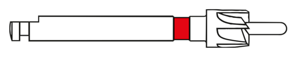Rotex® Werkzeug • Senkfräser Gr. 3 • rot