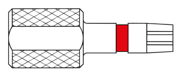 Rotex® Werkzeug • Steckschlüssel Gr. 3 • rot