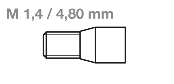CM-Schraubensystem Innen6kant • Schraube O • M1,4 L4,80 mm **Auslaufartikel**