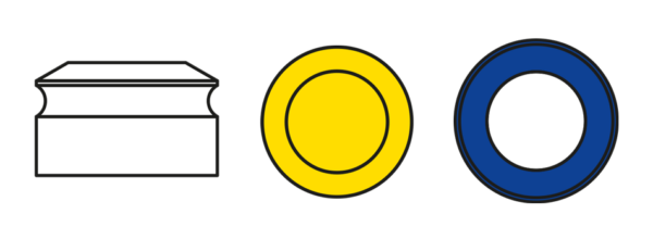 Pro-Snap • Gehäuse T • gelb komplett