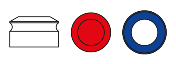 Pro-Snap • Gehäuse T • rot komplett